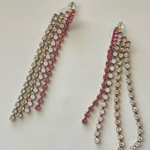 Multi-color dangling earrings